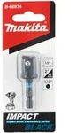 Makita Adapter von 1/4" 6KT auf 1/2" 4KT, 1/2"-Vierkant - 50 mm - 1 St&uuml;ck - B-66874