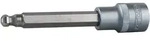 KS Tools 1-2" Bit-Stecknuss Innensechskant mit Kugelkopf, lang - 911.1695