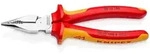 KNIPEX Spitz-Kombizange isoliert mit Mehrkomponenten-H&uuml;llen, VDE-gepr&uuml;ft verchromt