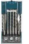 Makita SDS-PLUS Bohrer-Mei&szlig;el 6-teiliges Set, SDS-PLUS, Zweischneider,