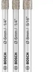 Bosch PRO Diamantbohrer-Set Expert for Ceramic (6, 6, 8 mm) - 2607011626