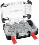 Bosch PRO Multi Material PC Plus Lochs&auml;gen Transparentes Etui - 14 teiliges Set /