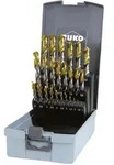 RUKO Spiralbohrer-Satz DIN 338 Typ N HSS mit TiN Spitzenbeschichtung - 25-tlg. -