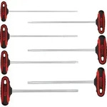 KS Tools ERGOTORQUEplus&reg; T-Griff RIBE Winkelstiftschl&uuml;ssel-Satz, 7-tlg M4-M10...