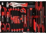 KS Tools Zangen- Hammer- und Mei&szlig;el-Satz in Schaumstoffeinlage, 33-tlg -...