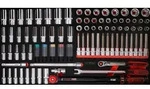 KS Tools 1-2'' Steckschl&uuml;ssel-Satz in Schaumstoffeinlage, 86-tlg - 813.0086