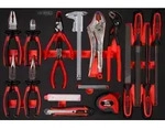 KS Tools Zangen- und Feilen-Satz in Schaumstoffeinlage, 28-tlg - 811.0019