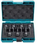 Makita T-Schlagnuss-Set 7-teiliges Set IMPACT BLACK, 1/2 Zoll Vierkant, Impact...