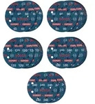 Bosch EXPERT O780 Folienschleifscheiben 125 mm, 55-teiliges Set - 2608902429