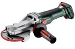 Metabo Akku-Flachkopf-Winkelschleifer WVBF 18 LTX BL 15-125 Quick, metaBOX 165 L -