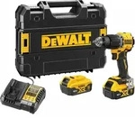 DEWALT 18V Akku-Schlagbohrschrauber b&uuml;rstenlos mit 2 x Akkus (18 Volt / 5 Ah) und