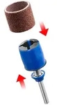 DREMEL SC407 EZ SpeedClic Aufspanndorn &Oslash; 13,0 mm + 408 Schleifband, K&ouml;rnung 60 +
