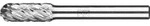 PFERD TOOLS Hartmetall Hochleistungsfr&auml;sstift ALLROUND Walzenrund WRC universal grob