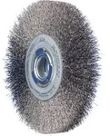 PFERD TOOLS POS Rundb&uuml;rste breit ungezopft RBU Stahl-Draht Schleifbock - 43701259