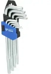 Brilliant Tools Winkelstiftschl&uuml;ssel-Satz, 9-tlg, Torx-Profil, kurz - BT044009