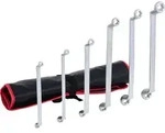KS Tools Doppel-Ringschl&uuml;ssel-Satz Torx-E, gekr&ouml;pft, 6-tlg - 911.0360