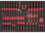 VIGOR Schraubendreher Satz, V4230, Au&szlig;en-Sechskant Profil, Innen TORX&reg; Profil,