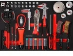 KS Tools &Ouml;l- - und Reifendienst-Satz in Schaumstoffeinlage, 43-tlg - 811.0043