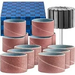 PFERD TOOLS Schleifh&uuml;lsen-Set 13-tlg. Korund 45x30mm A40,60,80,150 mit Halter Schaft
