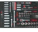 KS Tools 1/4"+3/8"+1/2" Steckschl&uuml;ssel-Satz, 179-tlg in 1/1 Systemeinlage -...