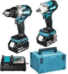 Makita DLX2533TJ Akku-Kombo-Kit LXT 18V - DDF489Z + DTW300Z + 2 Akkus + Ladeger&auml;t im