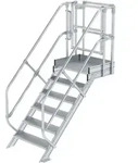 Munk Treppen-Modul Aluminium geriffelt - 632309