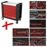 KS Tools Performanceplus Werkstattwagen-Satz P25 mit 510 Werkzeugen f&uuml;r 7...