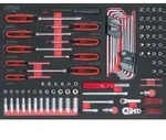 KS Tools SCS 1/4" Steckschl&uuml;ssel-Satz, 95-tlg in 1/1 Systemeinlage - 711.1095