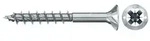 Fischer Spanplattenschraube 3,5x35 PowerFast FPF II CZP BC, Senkkopf, Kreuzschlitz