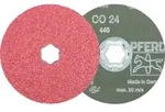 PFERD TOOLS COMBICLICK Keramikkorn Fiberscheibe f&uuml;r hohen Abtrag auf Stahl -