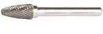 Makita Hartmetall Fr&auml;sstift Rundbogen - Kreuzverzahnung - Lx&Oslash; 20x10 mm - B-52788