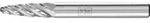 PFERD TOOLS Hartmetall Hochleistungsfr&auml;sstift STEEL Rundbogen RBF f&uuml;r Stahl -