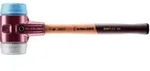 HALDER SIMPLEX - Schonhammer mit TE-Geh&auml;use und Holzstiel, TPE-mid / TPE-soft -