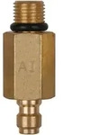 KS Tools Adapterst&uuml;ck M10x1,0 Au&szlig;engewinde und 1/4" Schlauchanschluss mit...