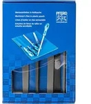PFERD TOOLS Werkstattfeilen-Set WRU 5-tlg. in Rolltasche Hieb 3 f&uuml;r Feinbearbeitung,