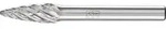 PFERD TOOLS Hartmetall Hochleistungsfr&auml;sstift STEEL Rundbogen RBF f&uuml;r Stahl -