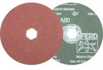 PFERD TOOLS COMBICLICK Korund Fiberscheibe f&uuml;r universelle Anwendungen, 10 St&uuml;ck -