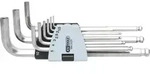 KS Tools EDELSTAHL Innen6kant-Winkelstiftschl&uuml;ssel-Satz, 9-tlg - 964.0420