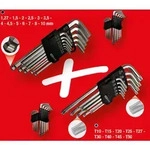 KS Tools Winkelstiftschl&uuml;ssel-Satz, Torx, Innensechskant, 22-tlg - 151.4000