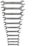 KS Tools EDELSTAHL Doppel-Maulschl&uuml;ssel-Satz, 11-tlg, abgewinkelt - 964.2245