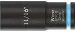 Wera 8790 B Impaktor Deep Steckschl&uuml;sseleinsatz mit 3/8 zoll-Antrieb, 11/16...