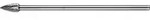 PFERD TOOLS Hartmetall Fr&auml;sstift Spitzbogen SPG Z3P universal mittel kreuzverzahnt