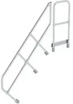 Munk Zweiter Handlauf f&uuml;r Treppe mit Plattform 45&deg; - 600506