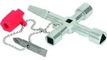 KS Tools Universal-Schaltschrankschl&uuml;ssel, 61mm - 130.1020