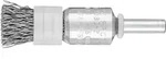 PFERD TOOLS Pinselb&uuml;rste mit St&uuml;tzring ungezopft PBUR 13 mm Schaft6 mm Stahl-Draht