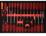 KS Tools Schraubendreher-Satz in Schaumstoffeinlage, 27-tlg - 811.0027