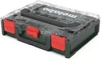 Metabo metaBOX 100 S Organizer mit 15 Einsatzboxen und transparentem Kofferdeckel -