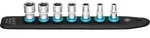 HAZET SmartRail mit 7 Steckpl&auml;tzen Vierkant 6,3 mm (1/4 Zoll) 7-teilig,