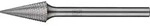 PFERD TOOLS Hartmetall Hochleistungsfr&auml;sstift MICRO Spitzkegel SKM...