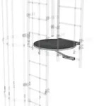 Munk Umsteigeplattform zwischen Leiterz&uuml;gen &Oslash; 700 mm - 063961